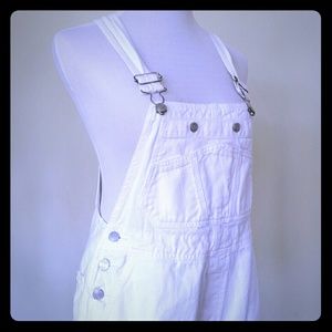 Dungarees white vintage Old Navy.